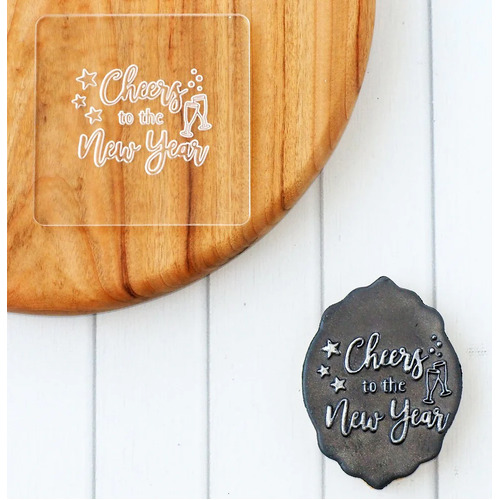 COOKIE DEBOSSER - Cheers to the New Year