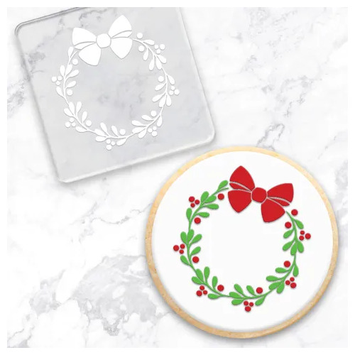 COOKIE DEBOSSER - Christmas Wreath