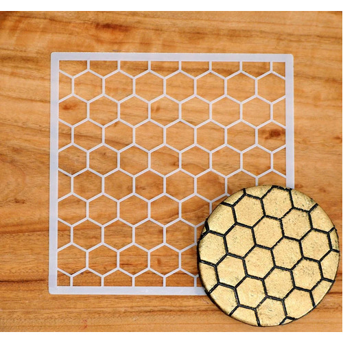 COOKIE STENCIL - Beehive Honeycomb