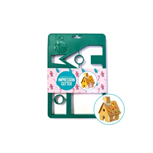 GINGERBREAD HOUSE IMPRESSION CUTTER