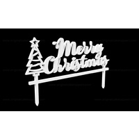 Merry Christmas - White