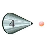 #4 Plain Piping tip
