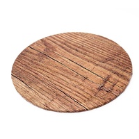10" Wood Round Cake Board