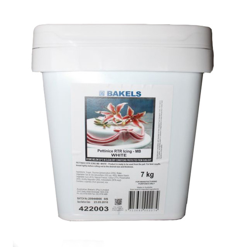 7kg Bakels RTR White Pettinice