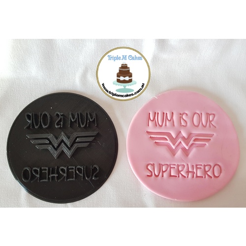 Mum is our Superhero Embosser