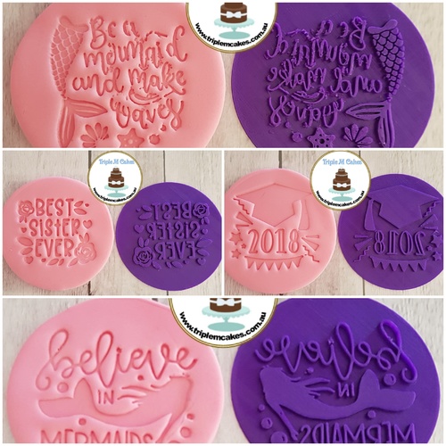 Fondant Embossers for Everyday