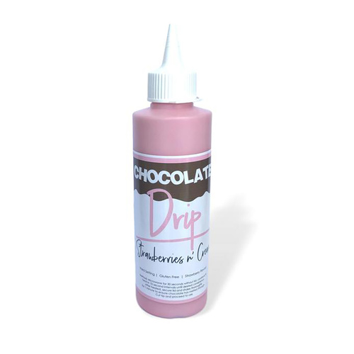 Strawberries 'n' Cream Chocolate Drip 250g