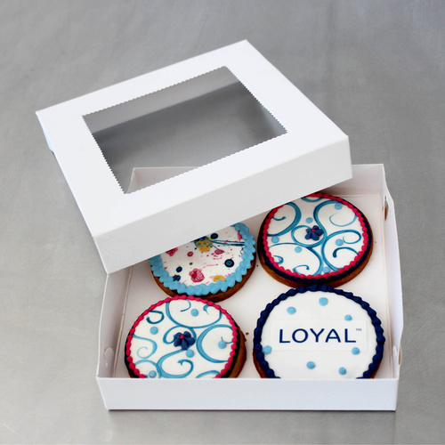 Biscuit Box 155x155x30mm