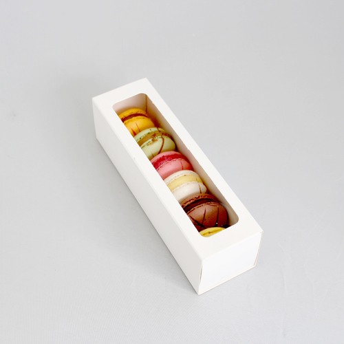 6 Macaron Box with Window Lid