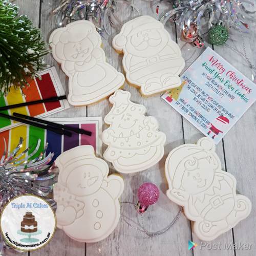 "The Claus'and Friends" PYO Cookie Set