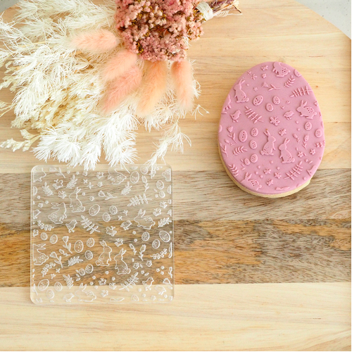 FONDANT DEBOSSER - Easter Pattern Background