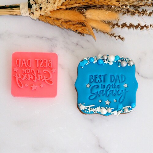 FONDANT EMBOSSER - Best Dad in the Galaxy