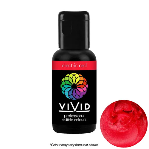 Vivid | ELECTRIC RED | Gel Colour | 21g